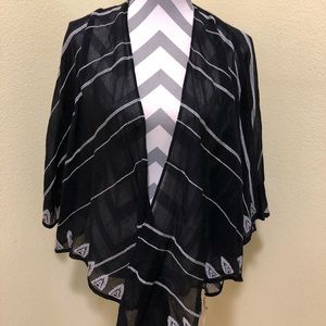 Lucky Brand Accessories - Lucky brand sheer striped kimono Lucky Brand Accessories - Lucky brand sheer striped kimono